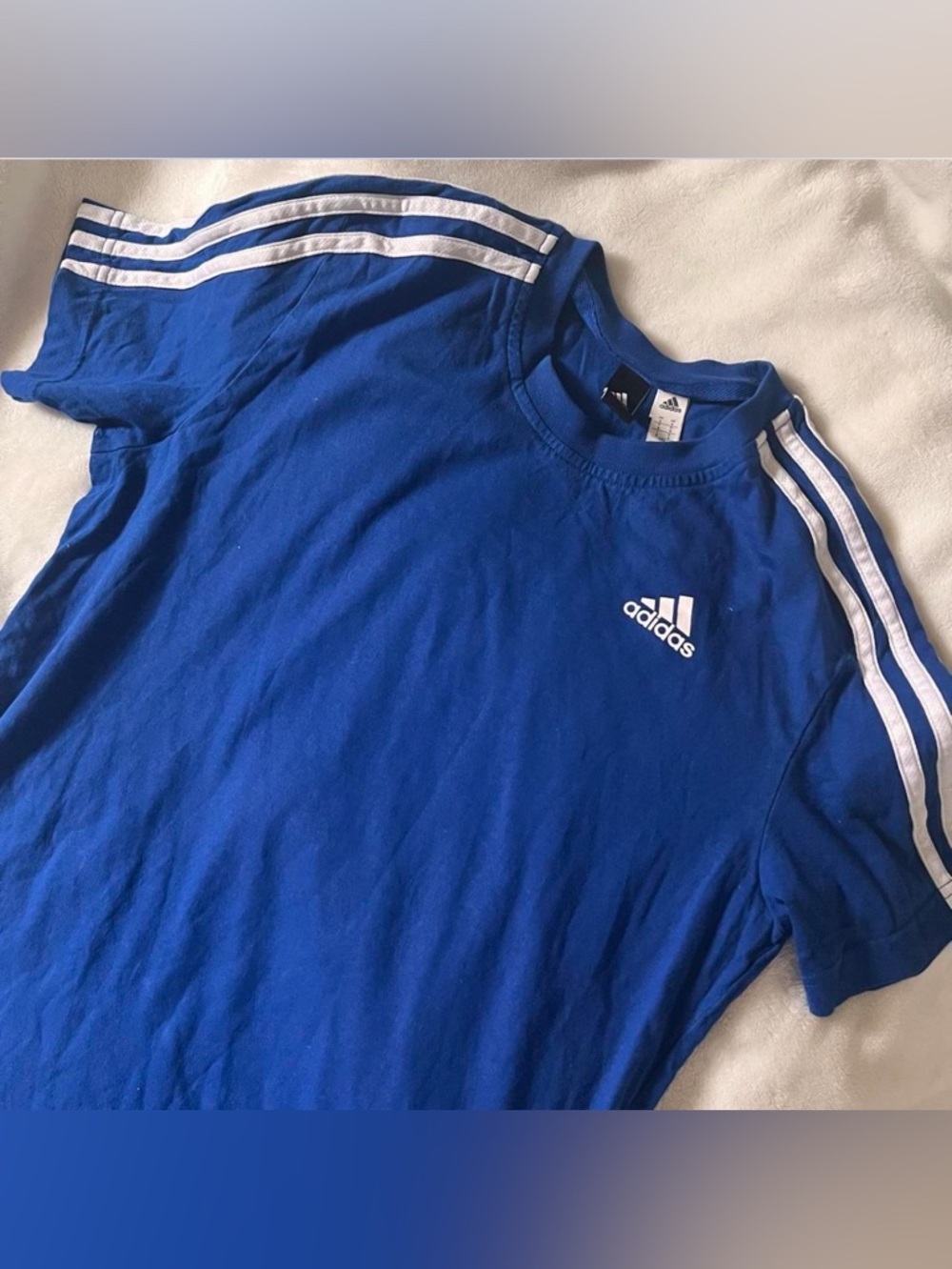 adidas Blue Short Sleeve Tee